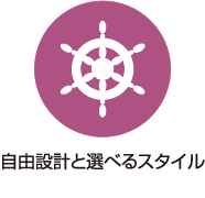 自由設計と選べるスタイル
